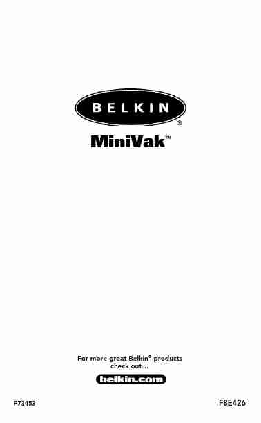 Belkin Vacuum Cleaner F8E426-page_pdf